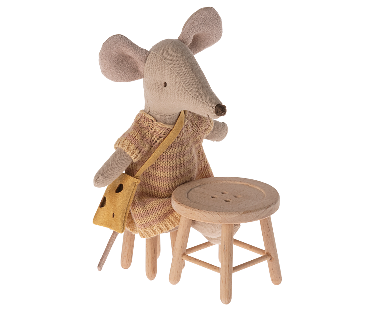 Tisch und Hocker Set Maus Maileg