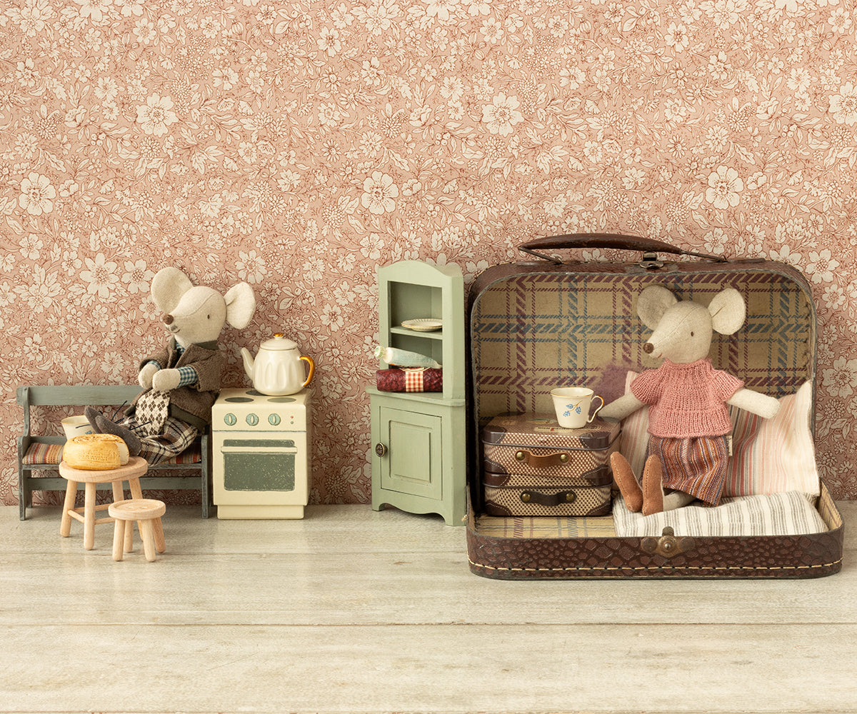 Eckschrank aus Holz Maus Maileg