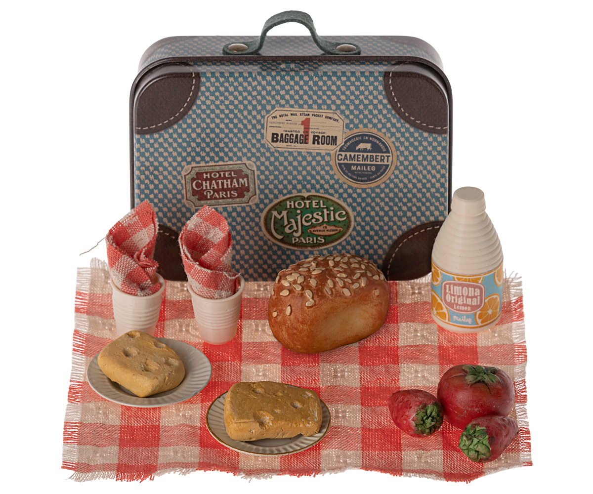 Picknick Set Maus im Koffer Maileg