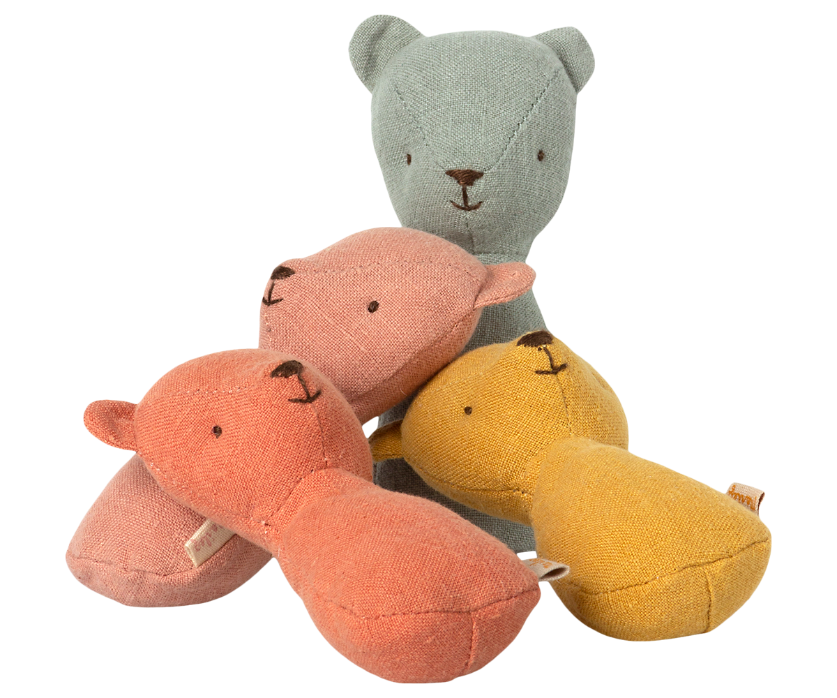 Teddy Rassel Leinen von Maileg gelb