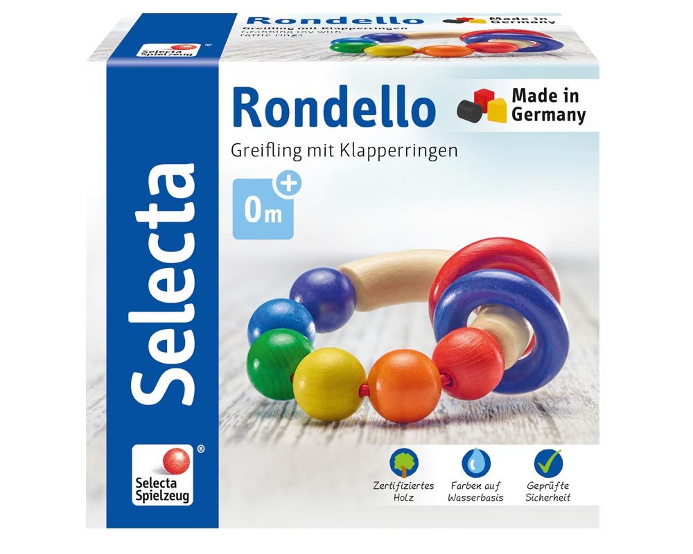 Baby Greifling Rassel Regenbogen