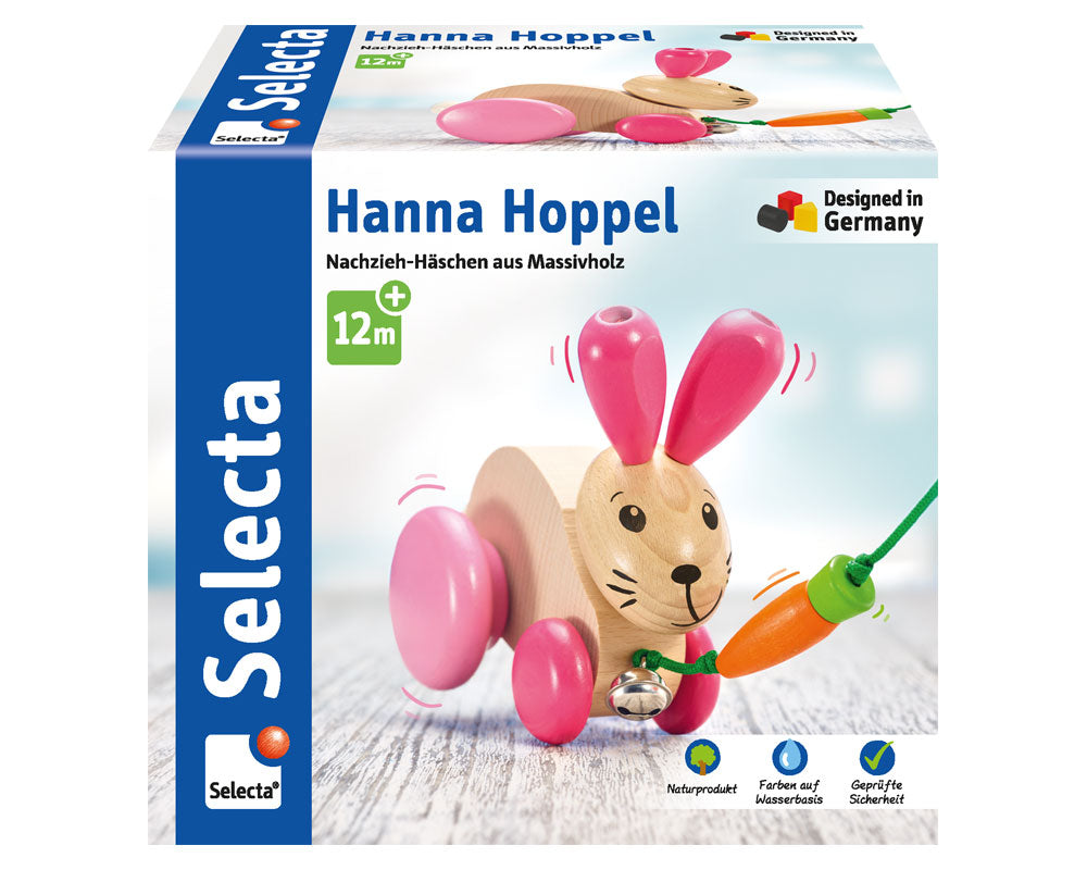 Nachzieh Hase Holzspielzeug von Selecta