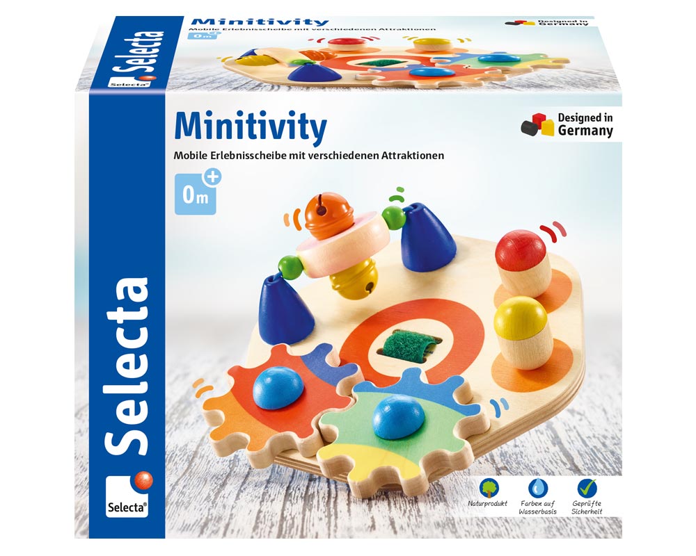 Minitivity Motorikspielzeug aus Holz von Selecta