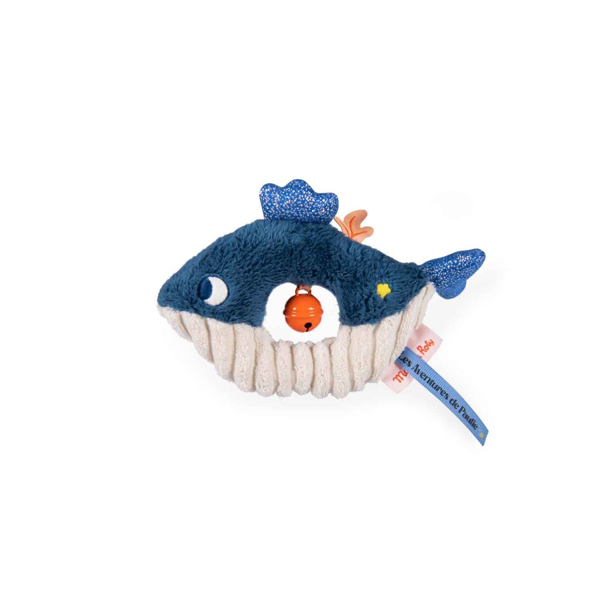 Baby Greifling Rassel Wal mit Glöckchen
