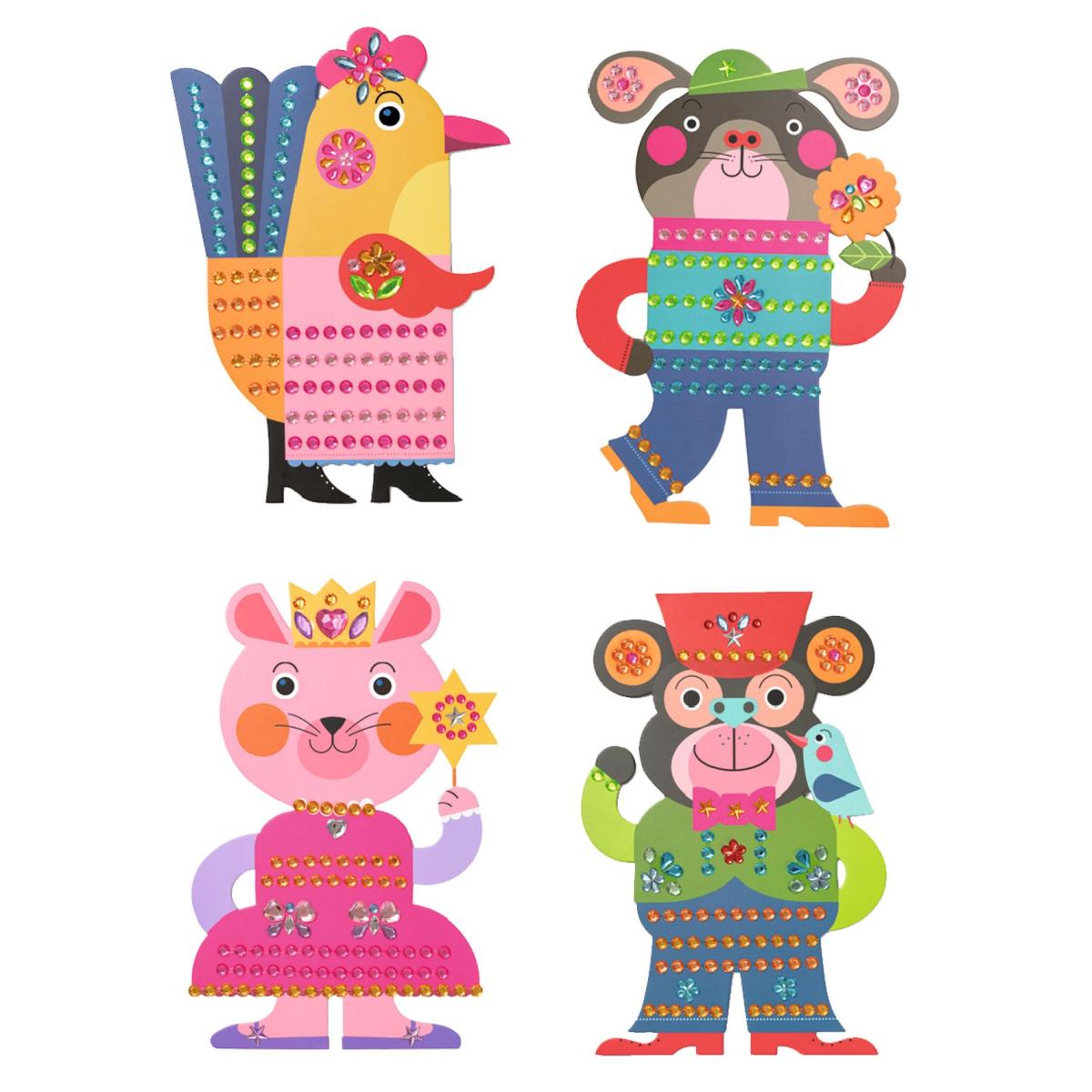 Glitzer Sticker Kleben Bastel Set von Djeco