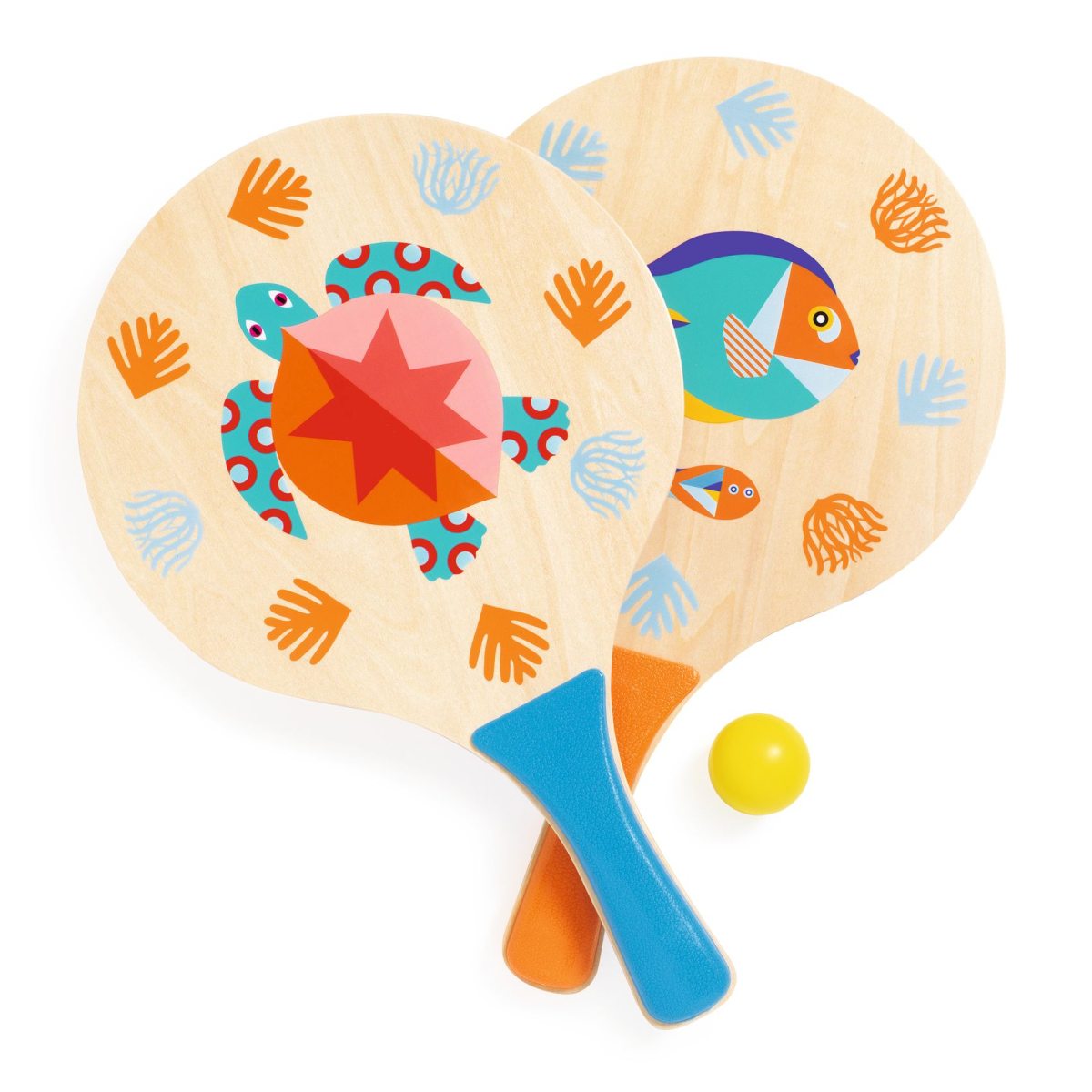 Beachball Set aus Holz von Djeco