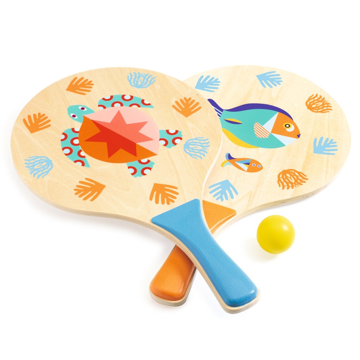 Beachball Set aus Holz von Djeco