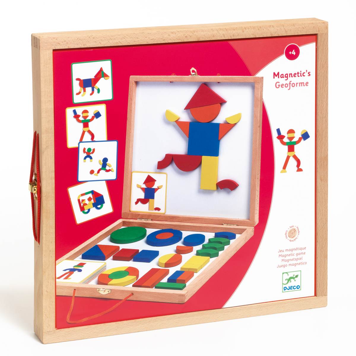 Magnetisches Legespiel im Holzkoffer von Djeco