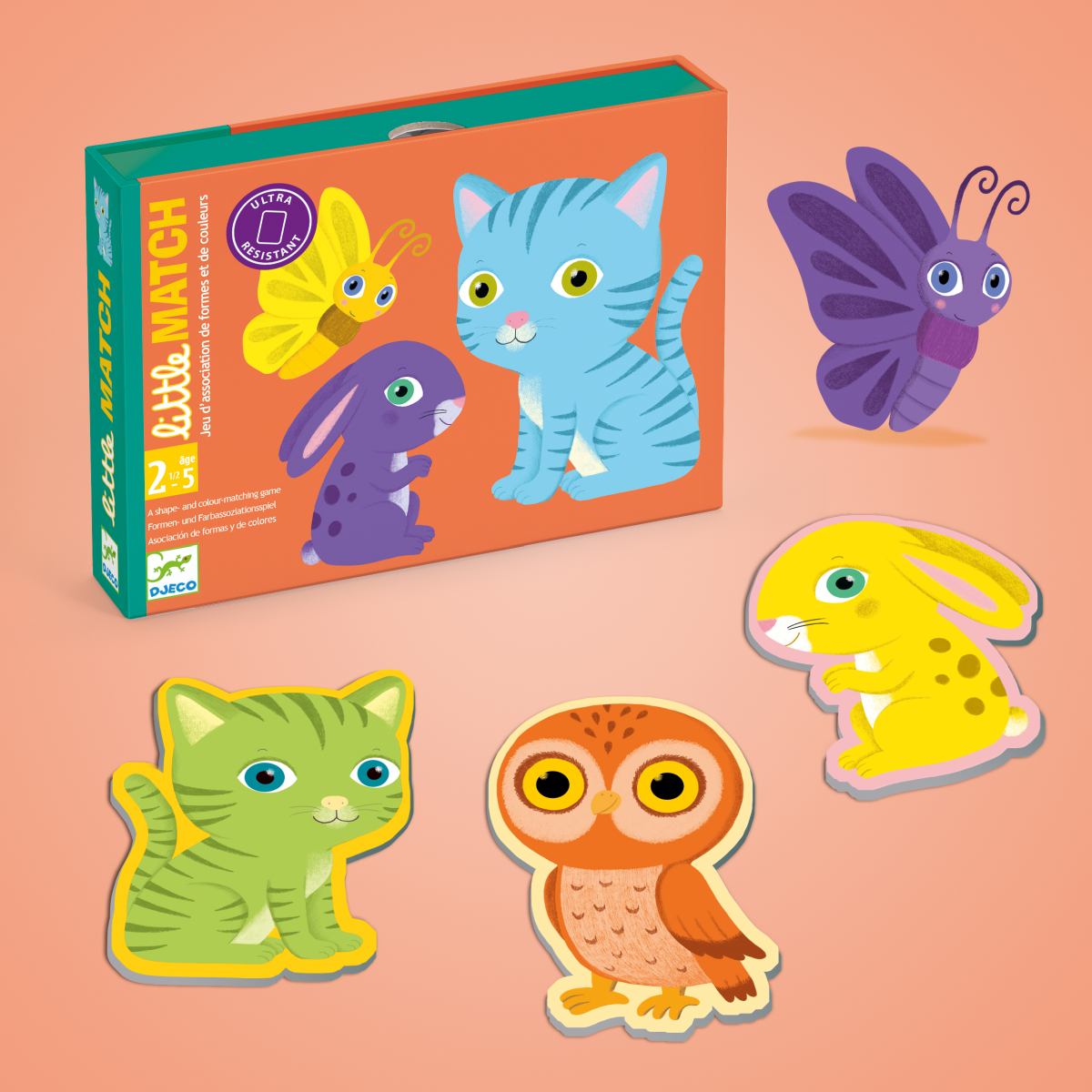 Little Match Kartenspiel ab 2Jahren von Djeco