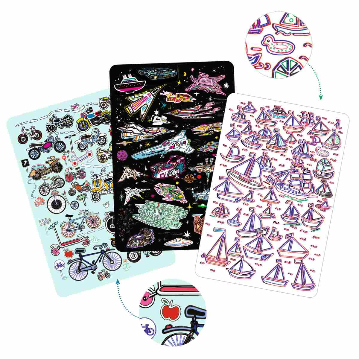 Myster Travel Reaktionsspiel Kartenspiel von Djeco