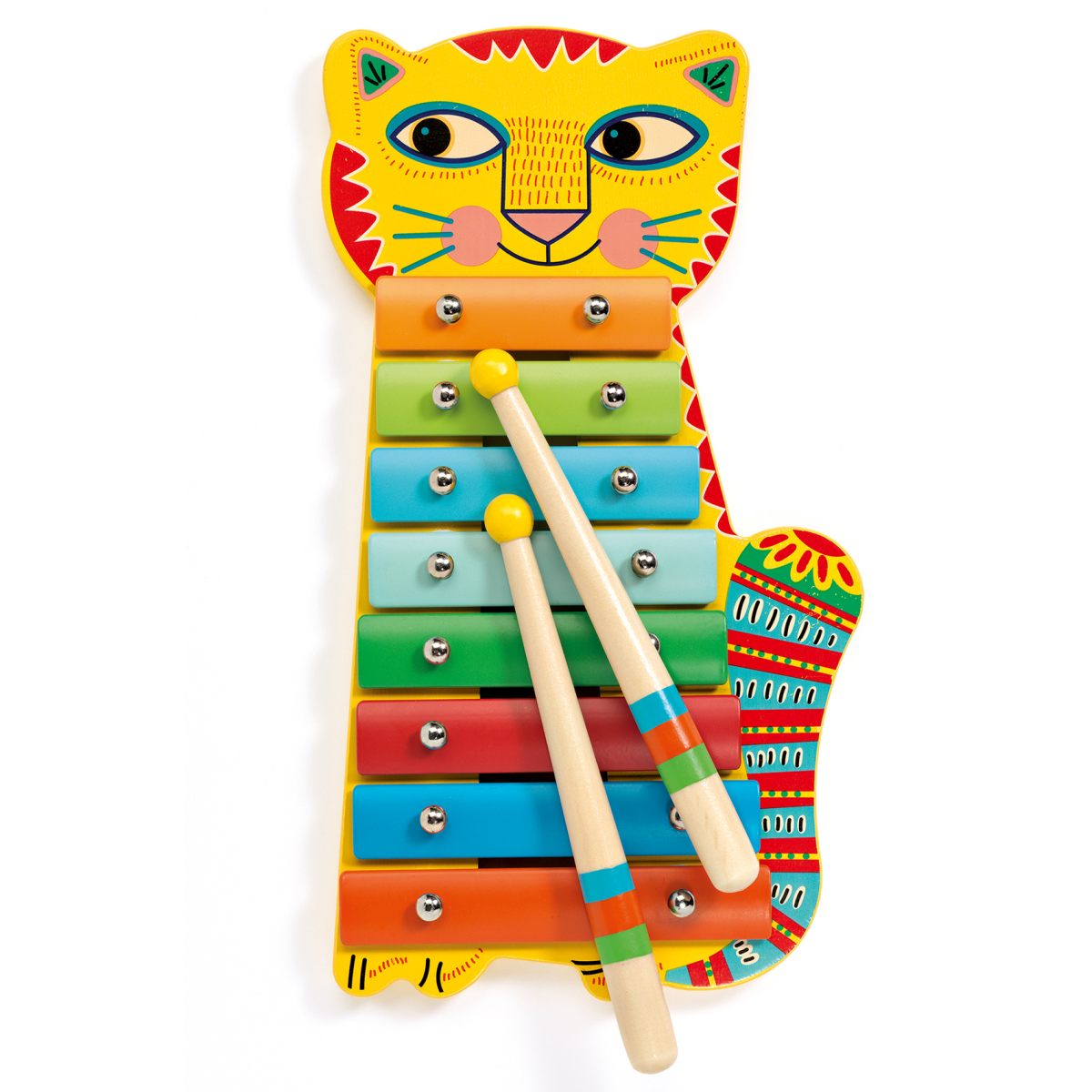 Metallophon Katze Musikspielzeug von Djeco