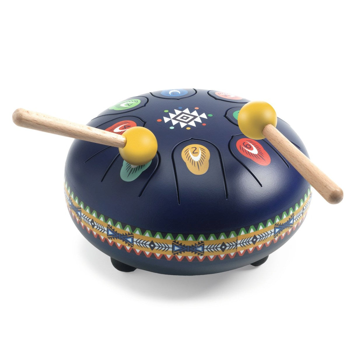 Bunte Trommel aus Stahl von Djeco