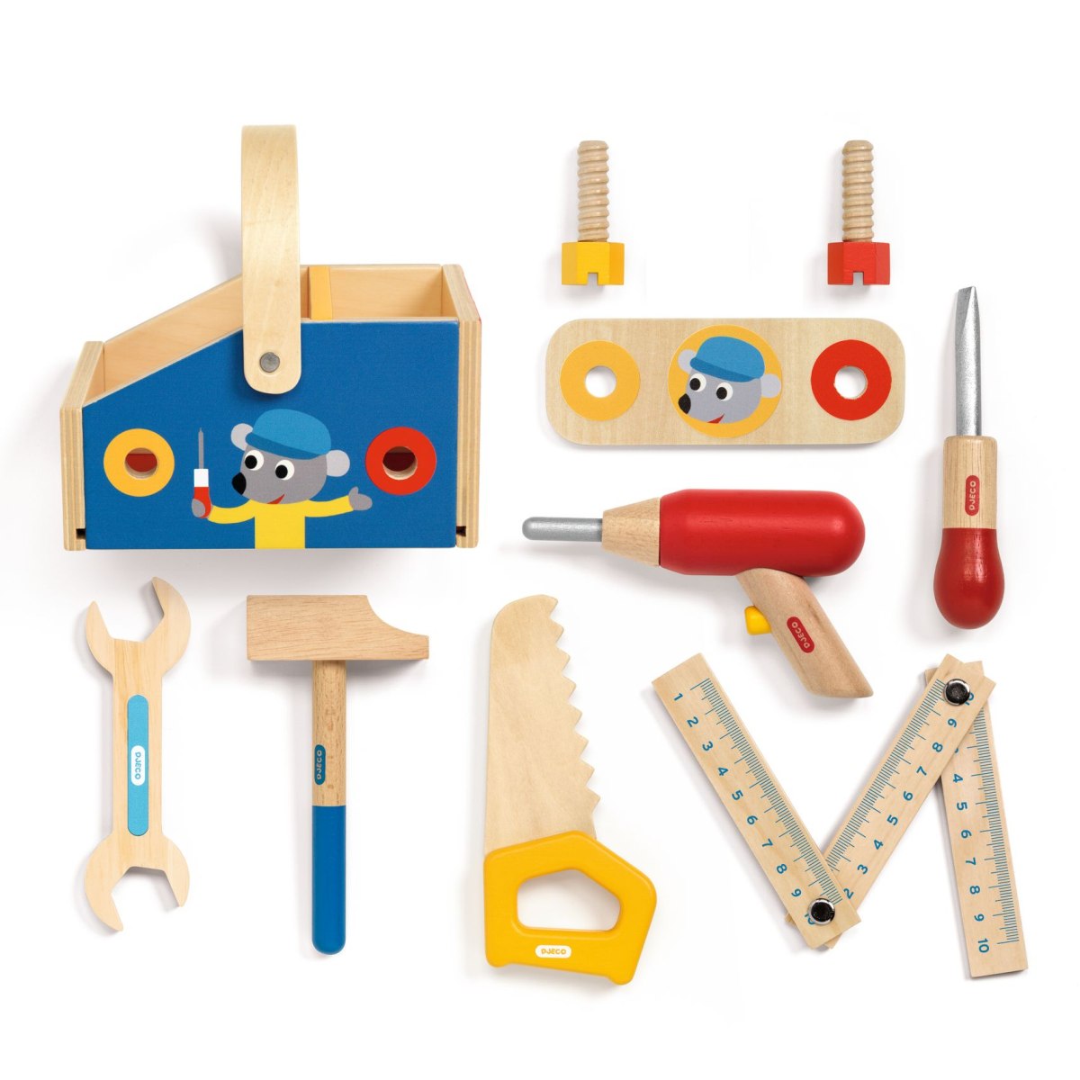 Werkzeugkiste aus Holz von Djeco