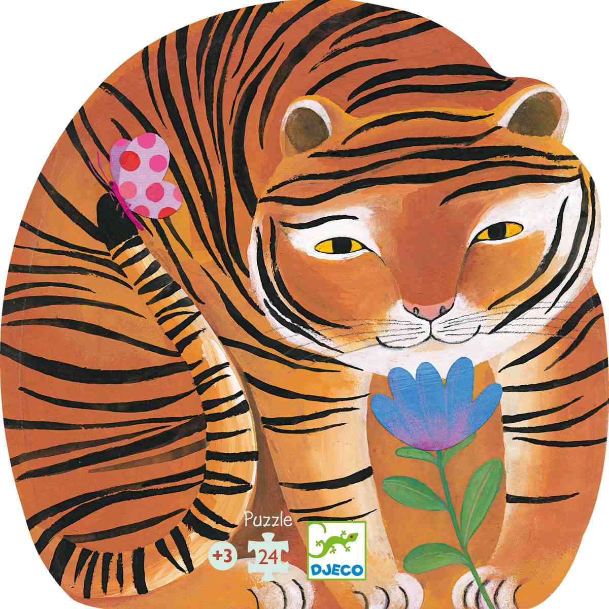 Puzzle Tiger 24 Teile in Tiger-Box
