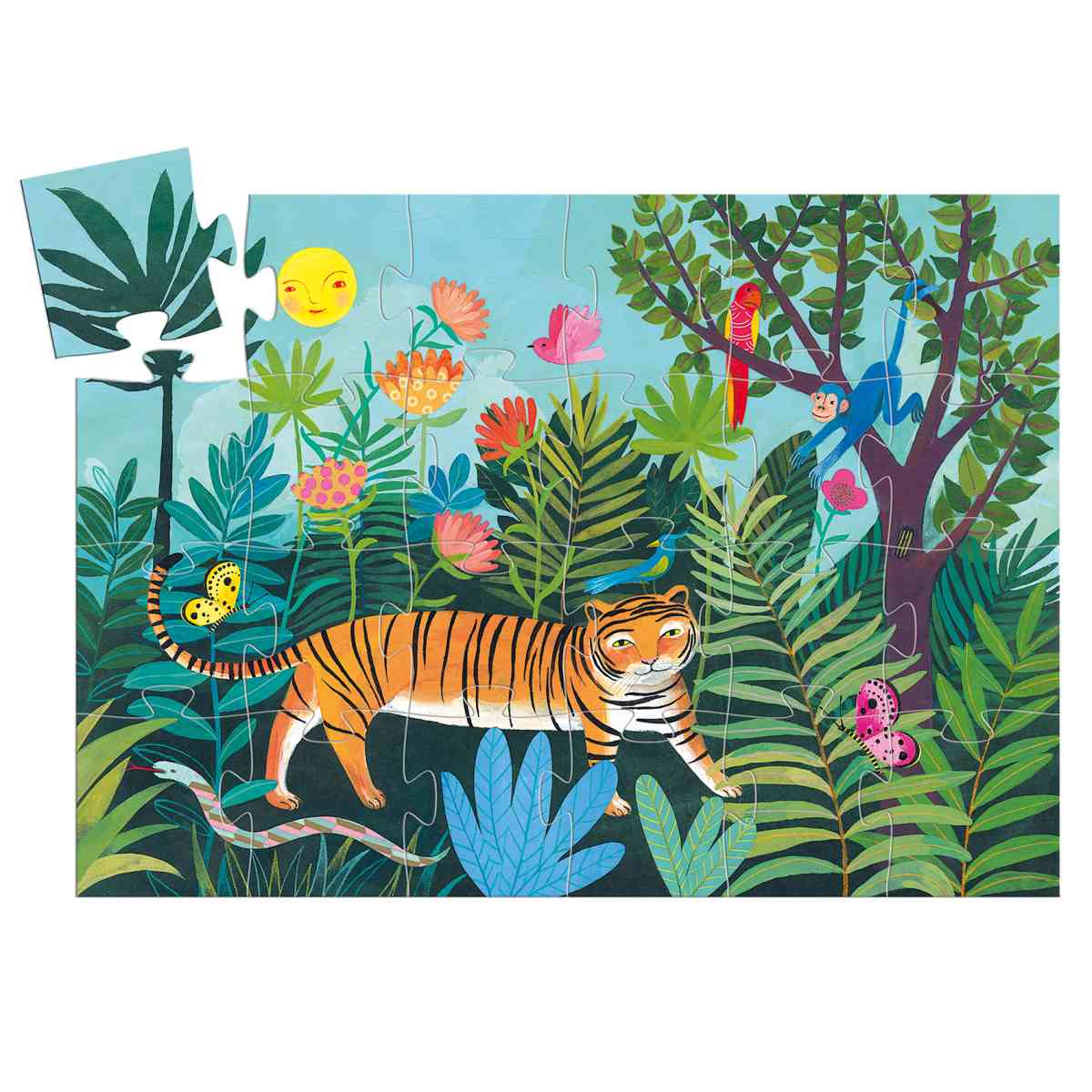 Puzzle Tiger 24 Teile in Tiger-Box