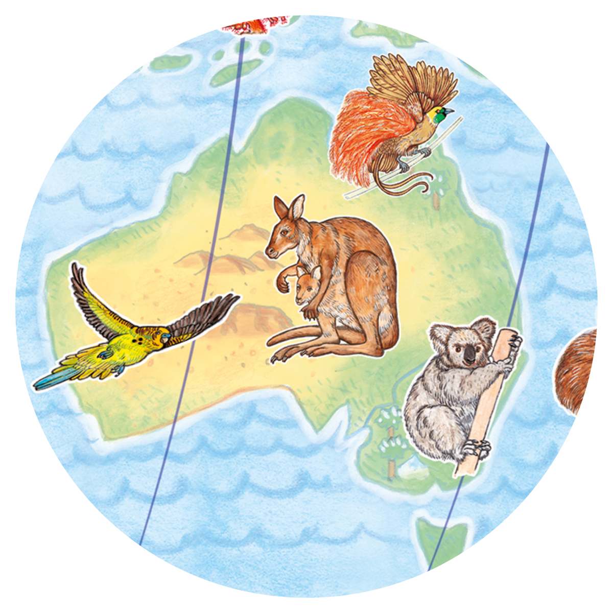 Puzzle Tiere der Erde 100 Teile