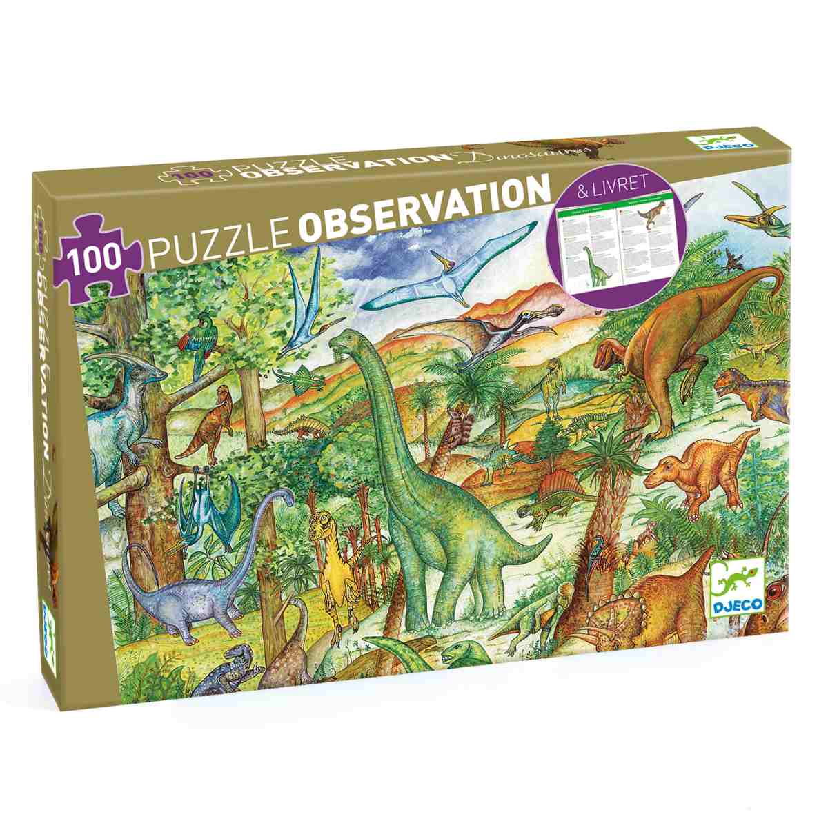 Puzzle Dinosaurier 100 Teile