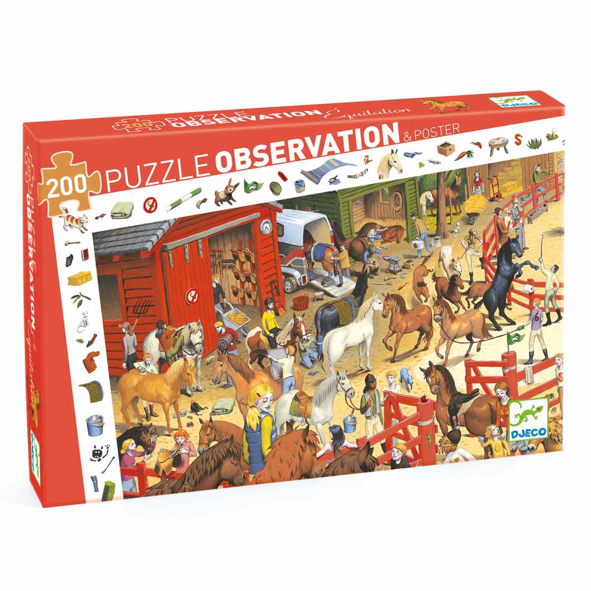 Wimmelpuzzle Pferde 200 Teile