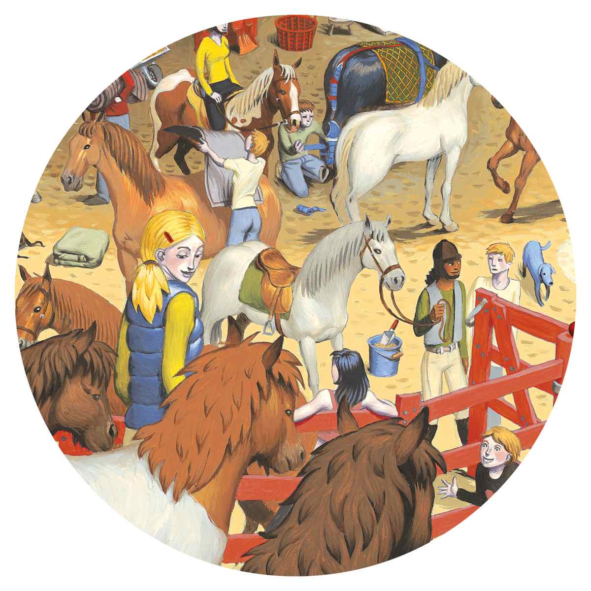 Wimmelpuzzle Pferde 200 Teile