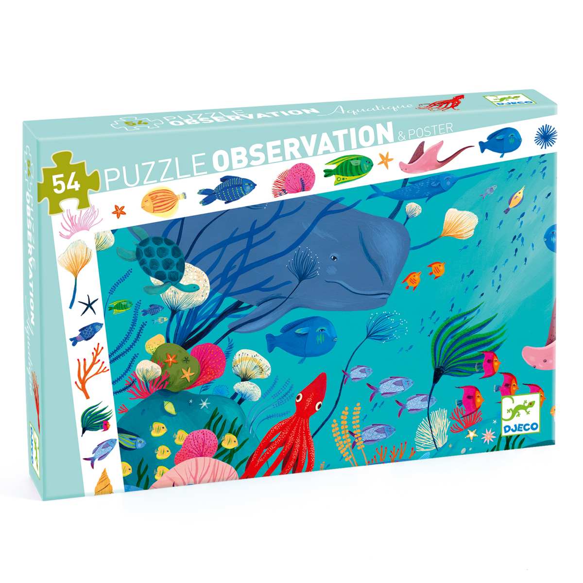 Wimmelpuzzel Unter Wasserwelt 54 Teile