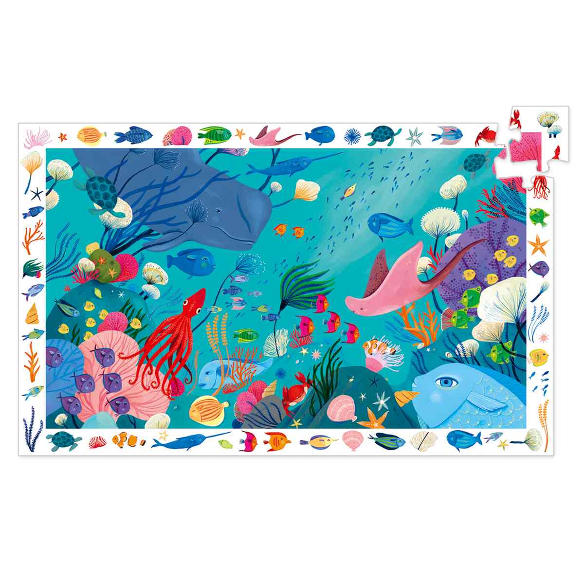 Wimmelpuzzel Unter Wasserwelt 54 Teile