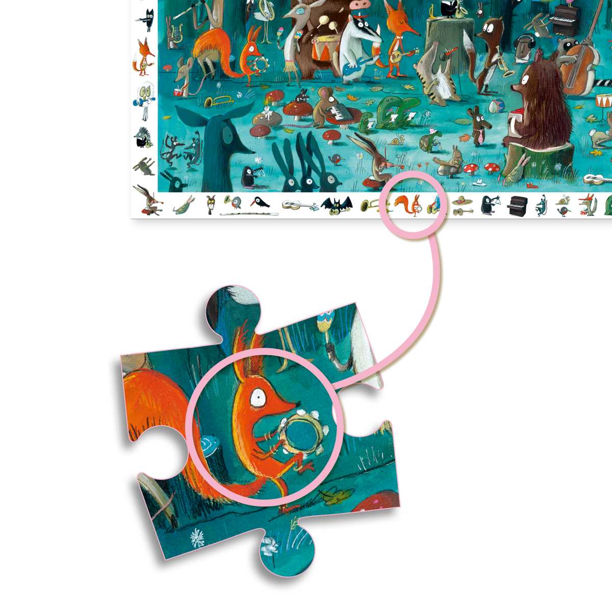 Wimmelpuzzle Orchester 35 Teile