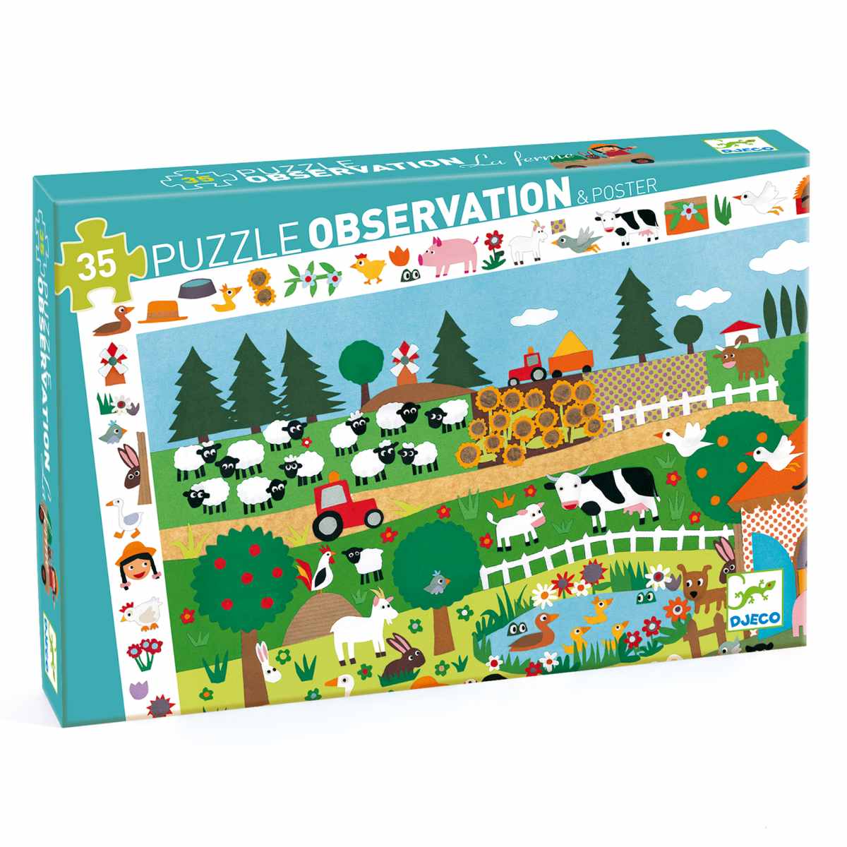 Wimmelpuzzle Bauernhof 35 Teile
