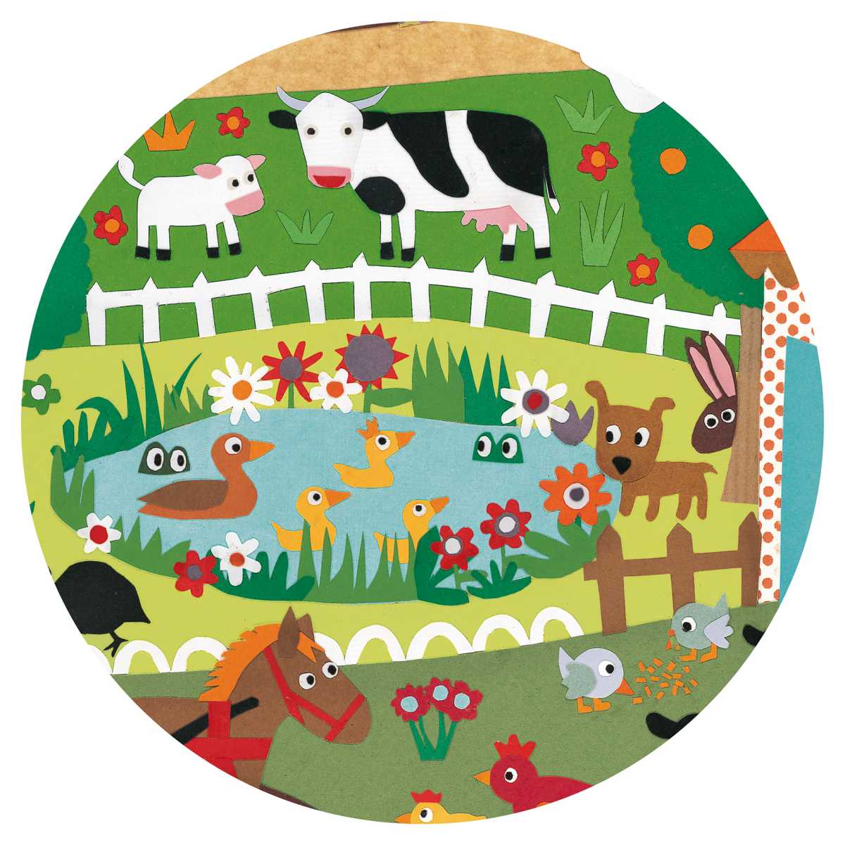 Wimmelpuzzle Bauernhof 35 Teile