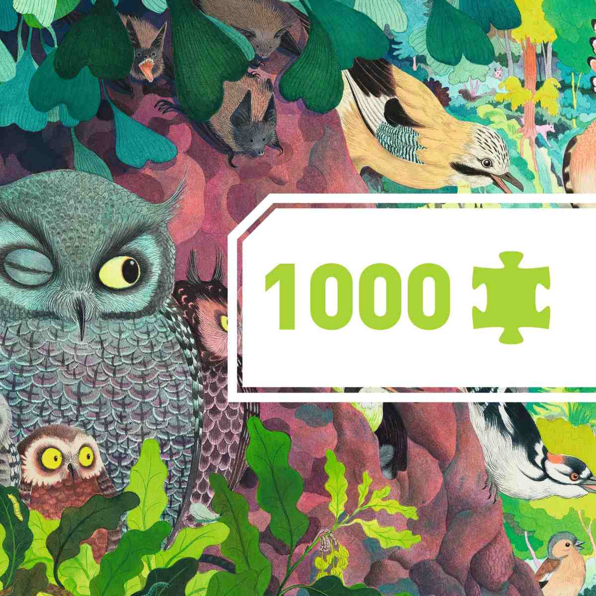 Puzzle Eulen und Vögel 1000 Teile