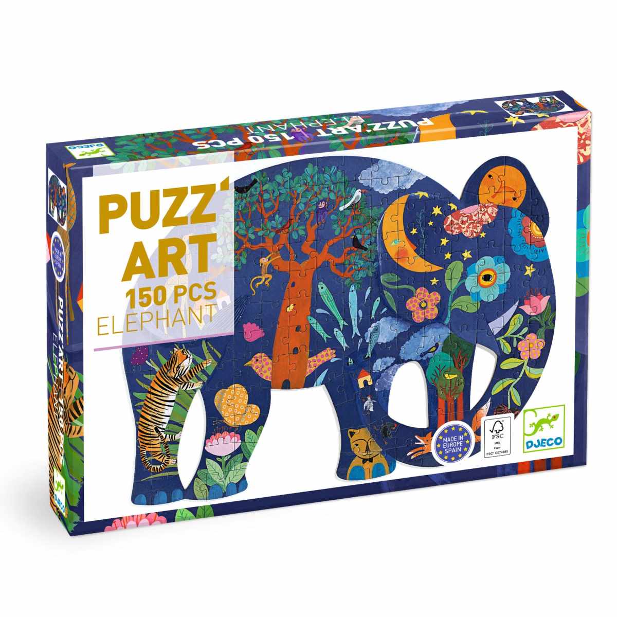 Puzz'Art Elefant Puzzle mit 150 Teilen