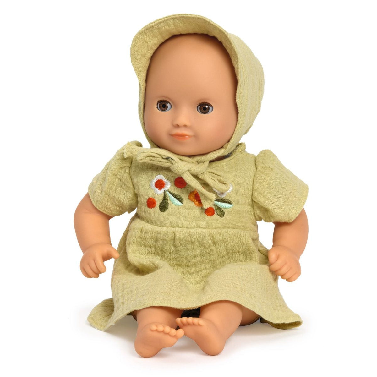 Puppenbekleidung Set Kleid und Mütze