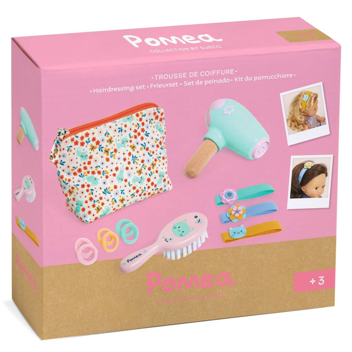 Frisuren Set für die Puppe