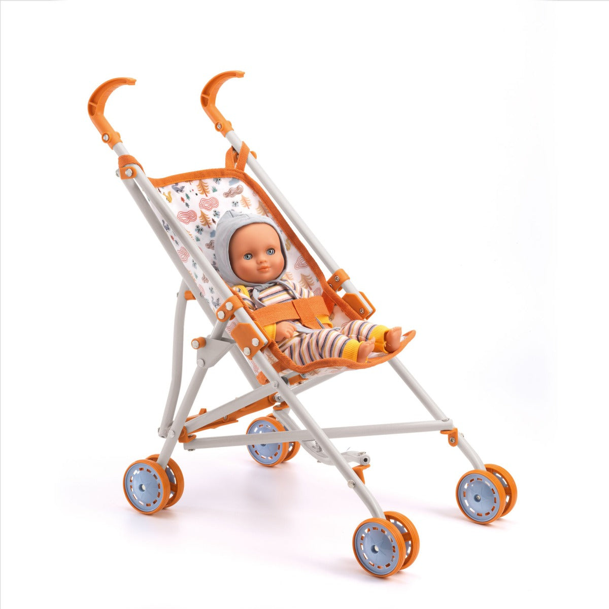 Puppenbuggy Puppenwagen Höhe 54cm
