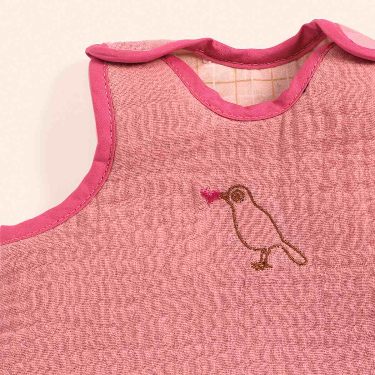 Schlafsack für Puppen rosa