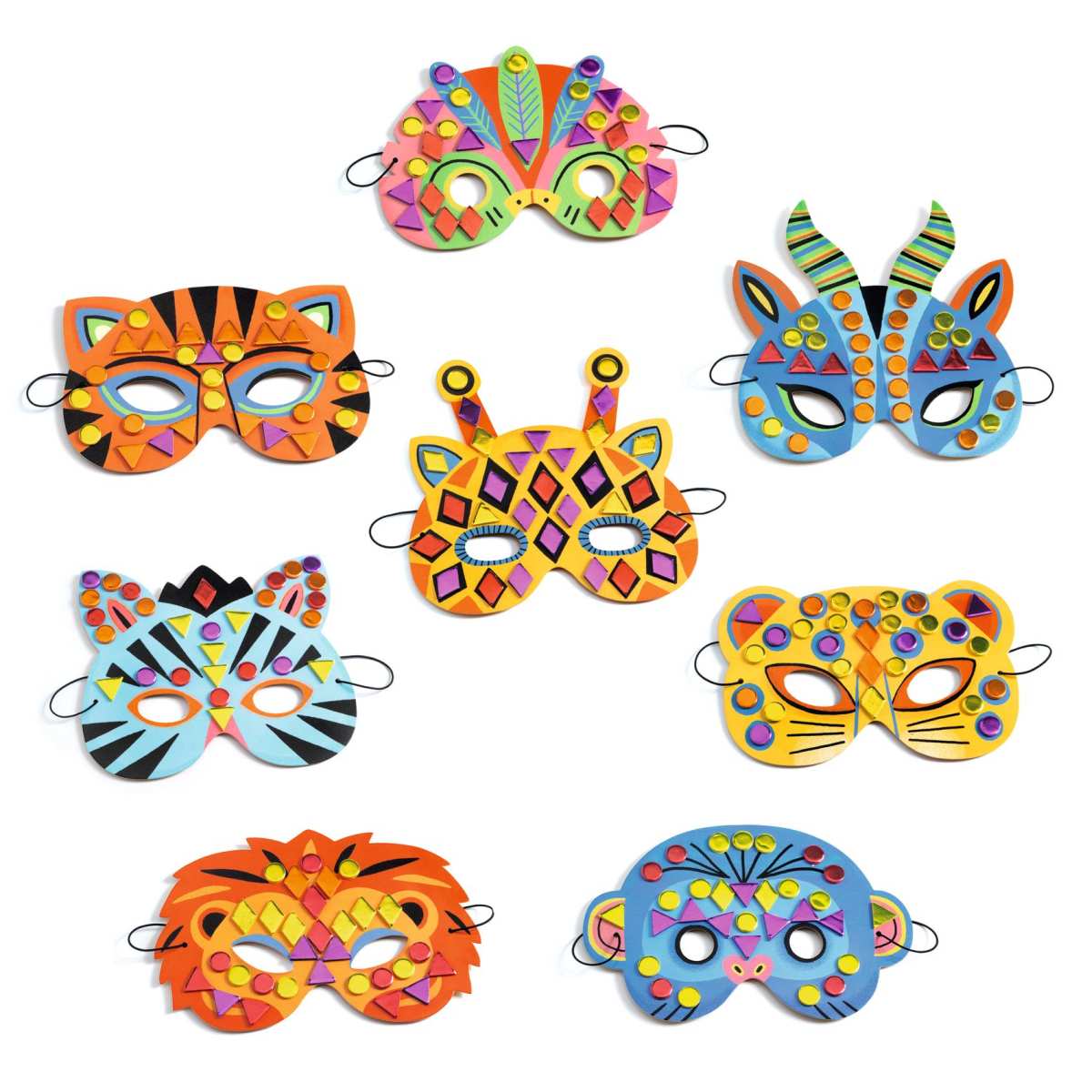 Tiermasken gestalten von Djeco