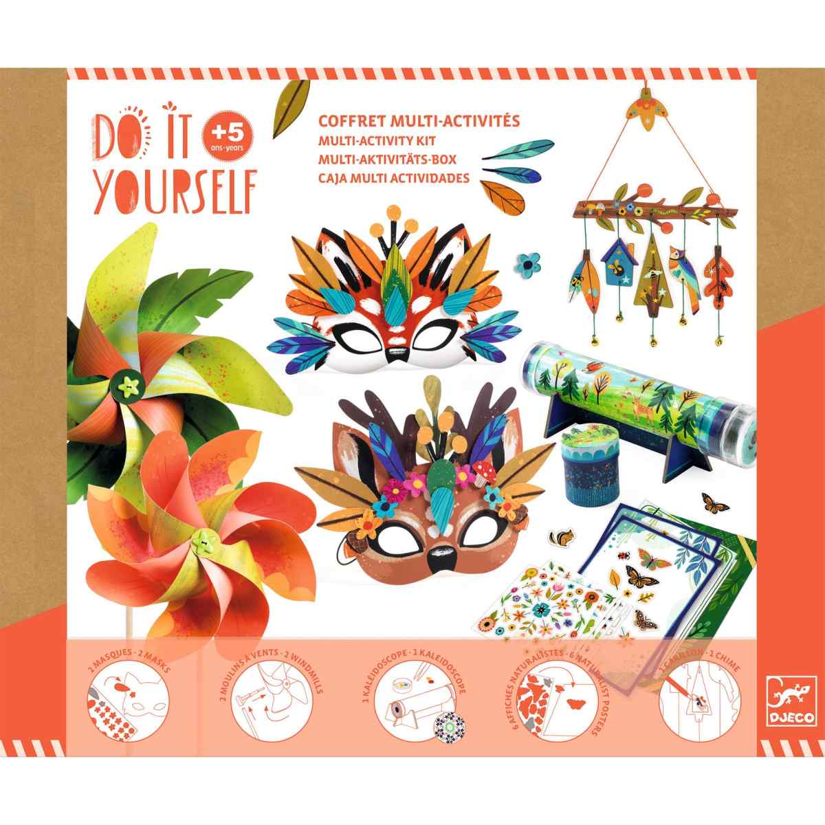 Grosses Bastel Set Natur von Djeco