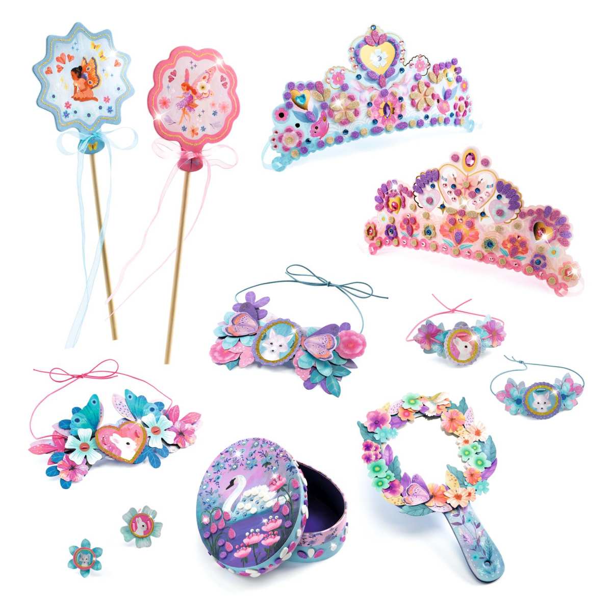 Grosses Bastel Set Feen und Glitzer von Djeco
