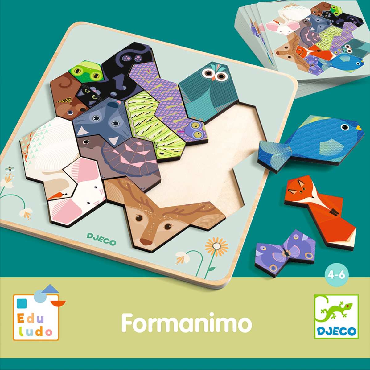 Formanimo - ein tierisches Legespiel ab 4 Jahren von Djeco