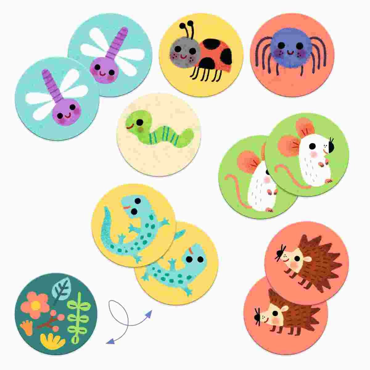 Memory Spiel "Kleine Tiere" von Djeco