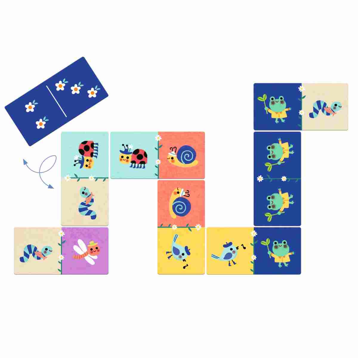 Domino Legespiel "Kleine Tiere" von Djeco