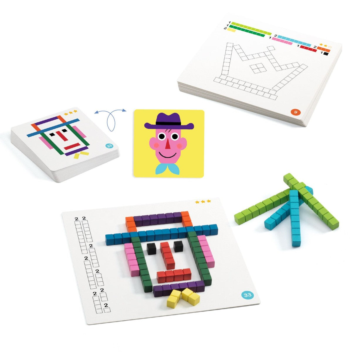 Batonnix mathematisches Lernspiel von Djeco