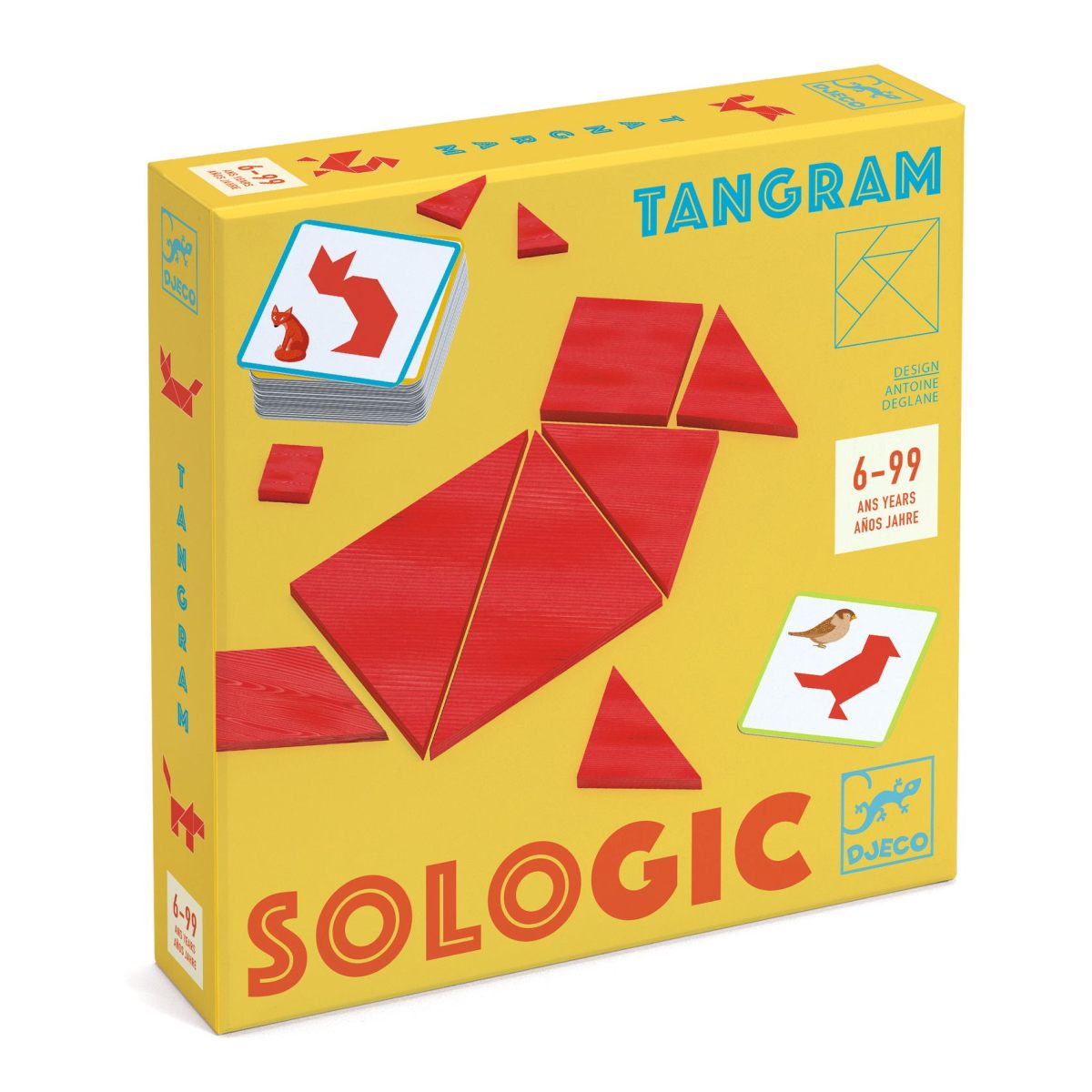 Tangram Logikspiel aus Holz von Djeco