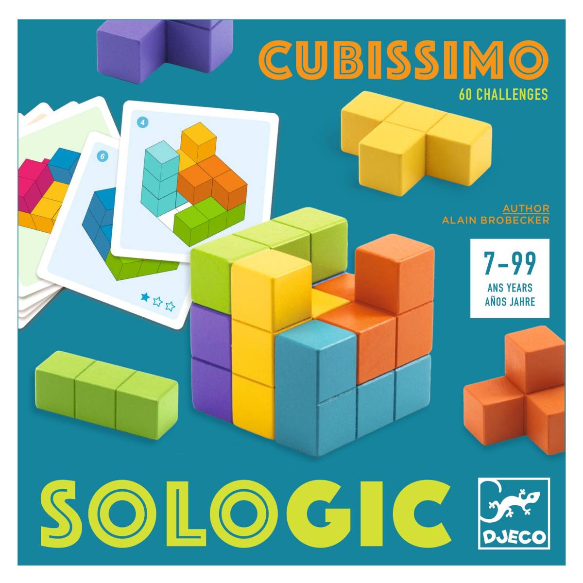 Cubissimo Würfel Knobelspiel aus Holz von Djeco