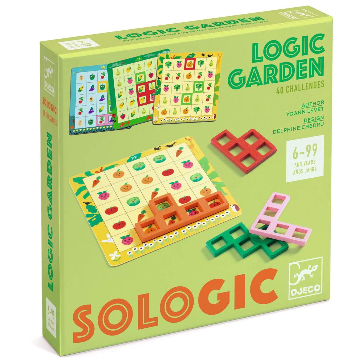 Logikspiel Obst und Gemüse im Taschenformat von Djeco