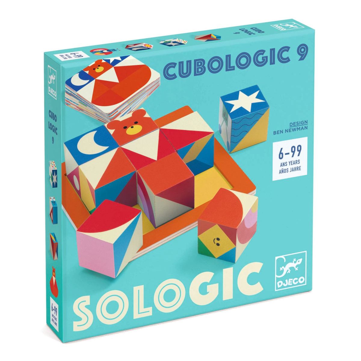 Cubologic mit 9 Würfeln Logikspiel ab 6 von Djeco