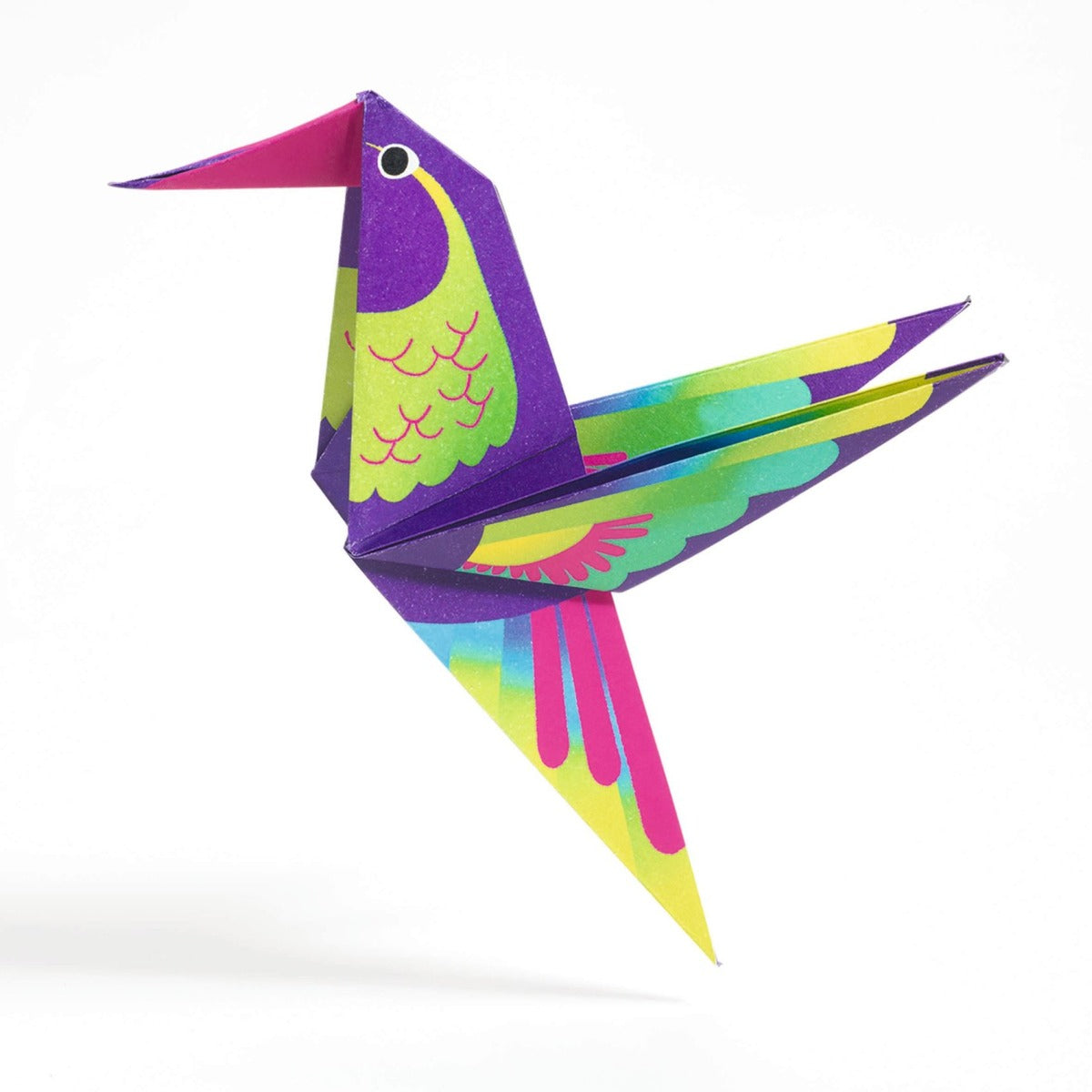 Origami Set Exotische Motive in neon von Djeco