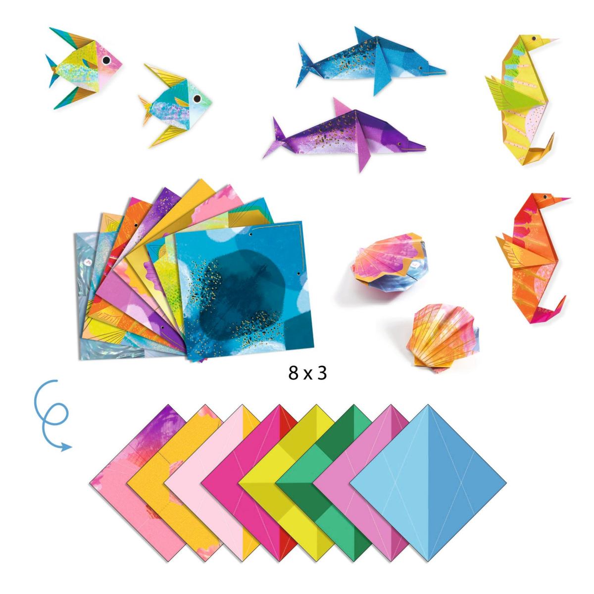 Origami Set Meerestiere von Djeco