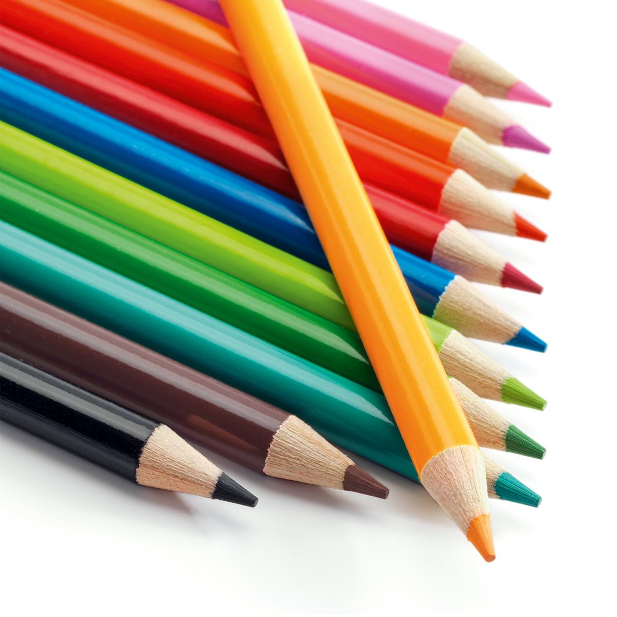 Set mit 12 Aquarell-Farbstiften von Djeco