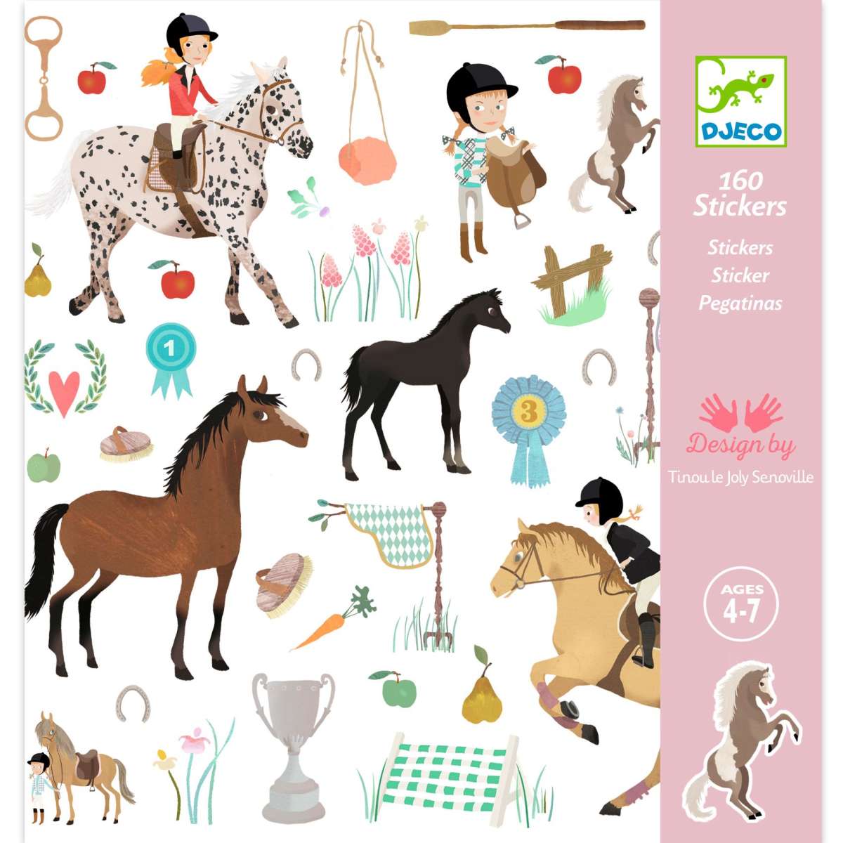 Sticker Pferde von Djeco