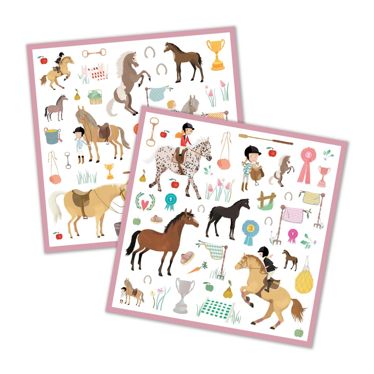 Sticker Pferde von Djeco
